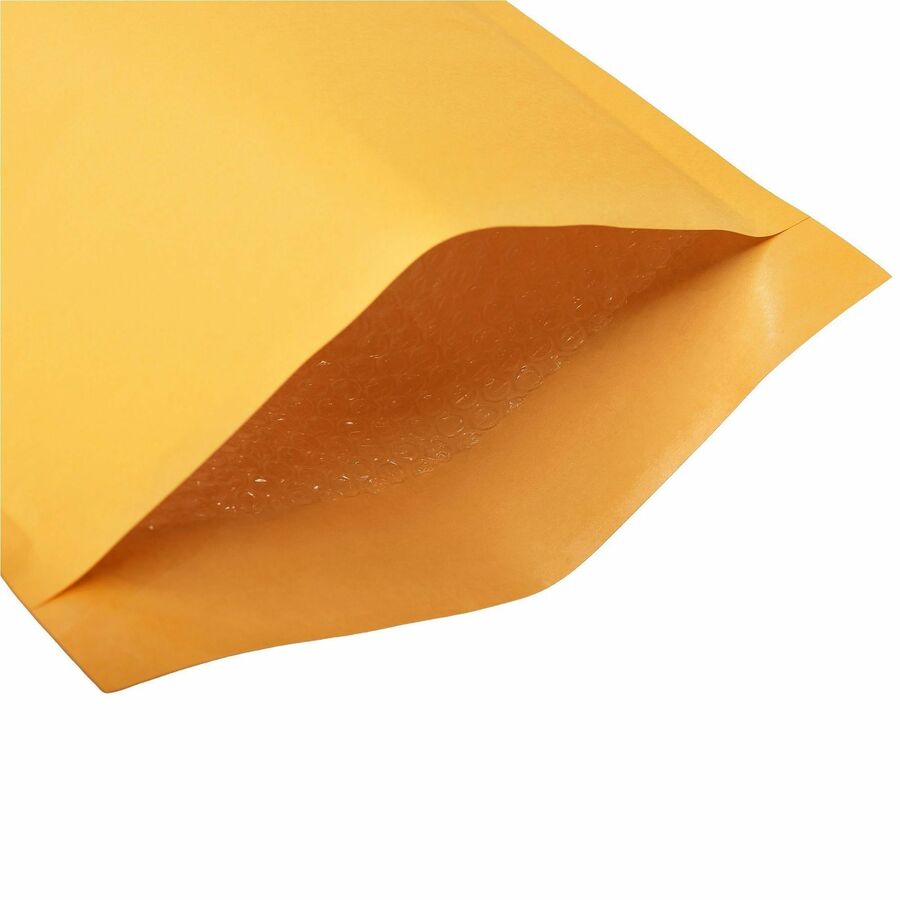 Lindenmeyr Explorer Kraft Self-Seal Bubble Mailers - Bubble/Shipping - #5 - 10 1/2" Width x 16" Length - Self-sealing - Kraft - Kraft - 100 / Carton - Kennedy Office