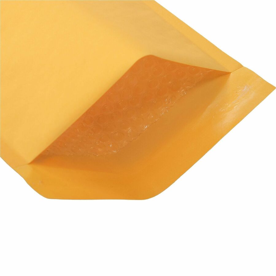 Lindenmeyr Explorer Kraft Self-Seal Bubble Mailers - Bubble/Shipping - #2 - 8 1/2" Width x 12" Length - Self-sealing - Kraft - Kraft - 100 / Carton - Kennedy Office