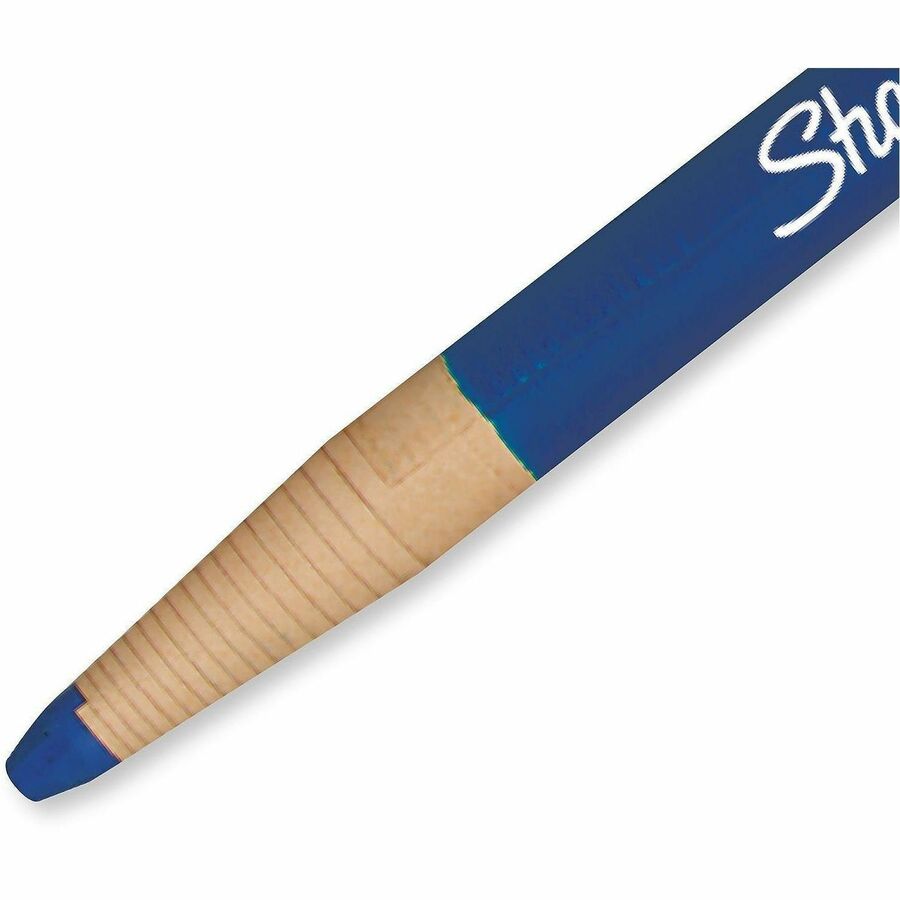 Sharpie Peel-Off Paper China Markers - Erasable - Blue Ink - Pigment-based - Glass - 12 / Dozen