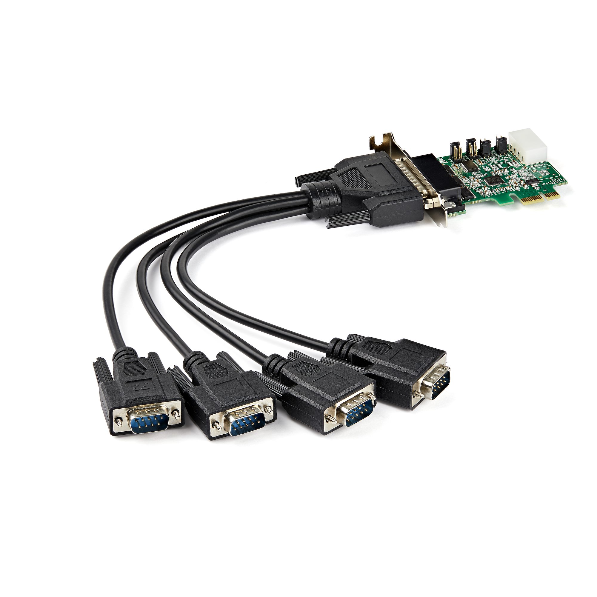 Scheda Seriale PCI A 4 Porte RS-232 - Con UART 16550, Fino A 115.2 Kbps, Per Windows E Linux