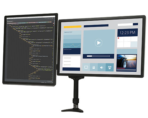 Articulating Dual Monitor Arm