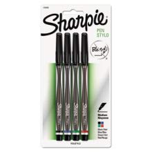 <b>   Sharpie Pen (Medium Point)   </b></br>   Never bleeds through paper and won't smear--the medium point tip is perfect for your bold, everyday writing needs. 