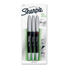 <b> Sharpie Grip (Fine Point) </b></br> The Grip offers extra cushioning for added writing ease. Color indicators on ends help distinguish ink color. 