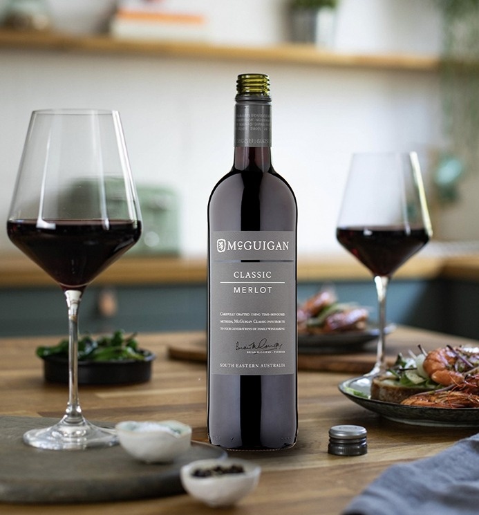 McGuigan Black Label Merlot Australian Red Wine 75cl - ASDA Groceries