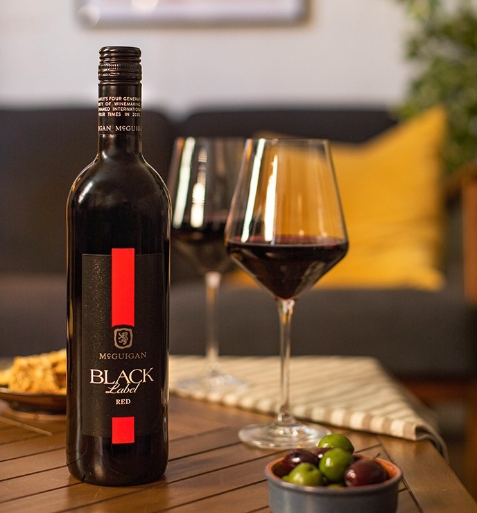 McGuigan Black Label Merlot Australian Red Wine 75cl - ASDA Groceries