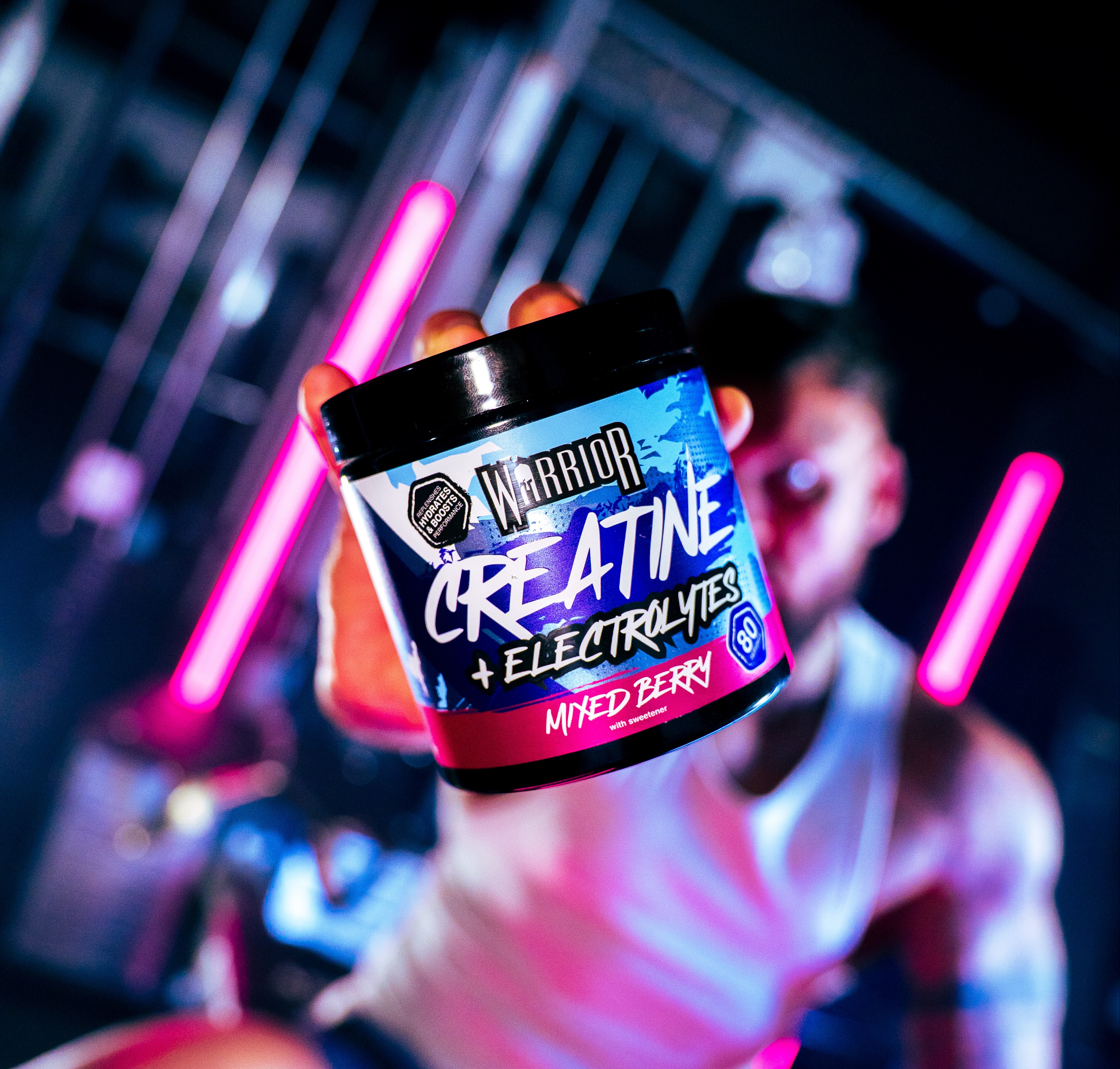 Warrior Creatine + Electrolytes Mixed Berry Food Supplement 360g