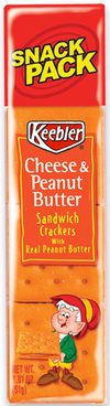 Keebler® Cheese Crackers with Peanut Butter