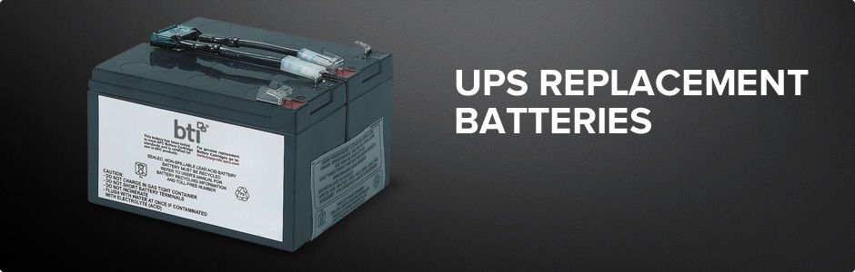 RBC55-SLA55-BTI</br>RBC55 REPLACEMENT UPS BATTERY APC DLA2200 SUA2200 SUA2200XL 