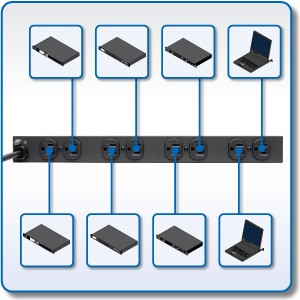 14-Outlet Economy Network Server Surge Protector, 15 ft. (4.57 m) Cord, deals 3000 Jou