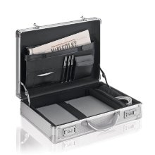<b> Organization and Productivity </b></br>  Equipped with a padded-frame laptop compartment with removable padded spacers and Velcro strap for laptops, interior organizer and a file pocket. 
