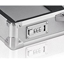 <b> Dual Combination Locks </b></br>  Equipped with a pair of combination locks near the handle to ensure your laptop and other valuables remain safe. 