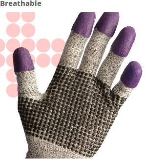  These nitrile gloves are made of ultra-high molecular weight polyethylene (UHMWPE) fiber, which enhances breathability and comfort. 