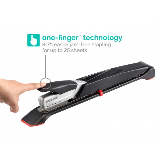 80% Easier Stapling with One-Finger Technology