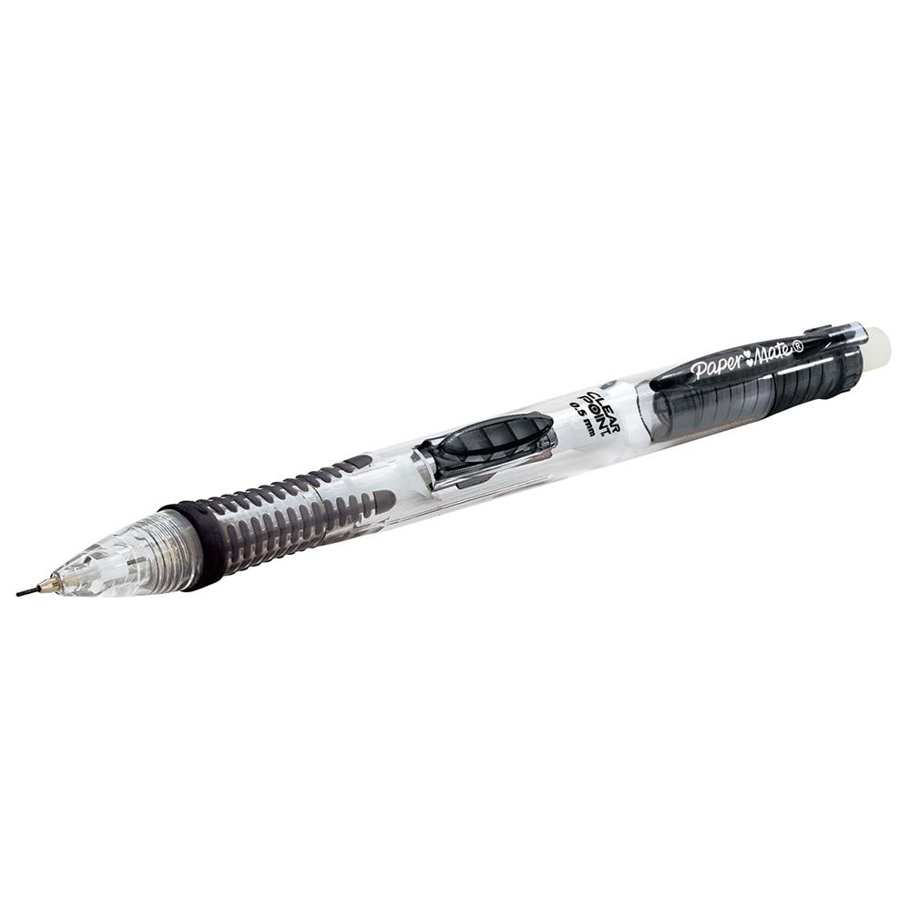  <b>Side-Click Design Advances Lead Easily</b></br>  A side-click lead advance lets you extend the lead without losing your grip on the pencil, so you can keep your thoughts flowing. Simply click the advance for a fresh precise tip--there's no need to sharpen.  