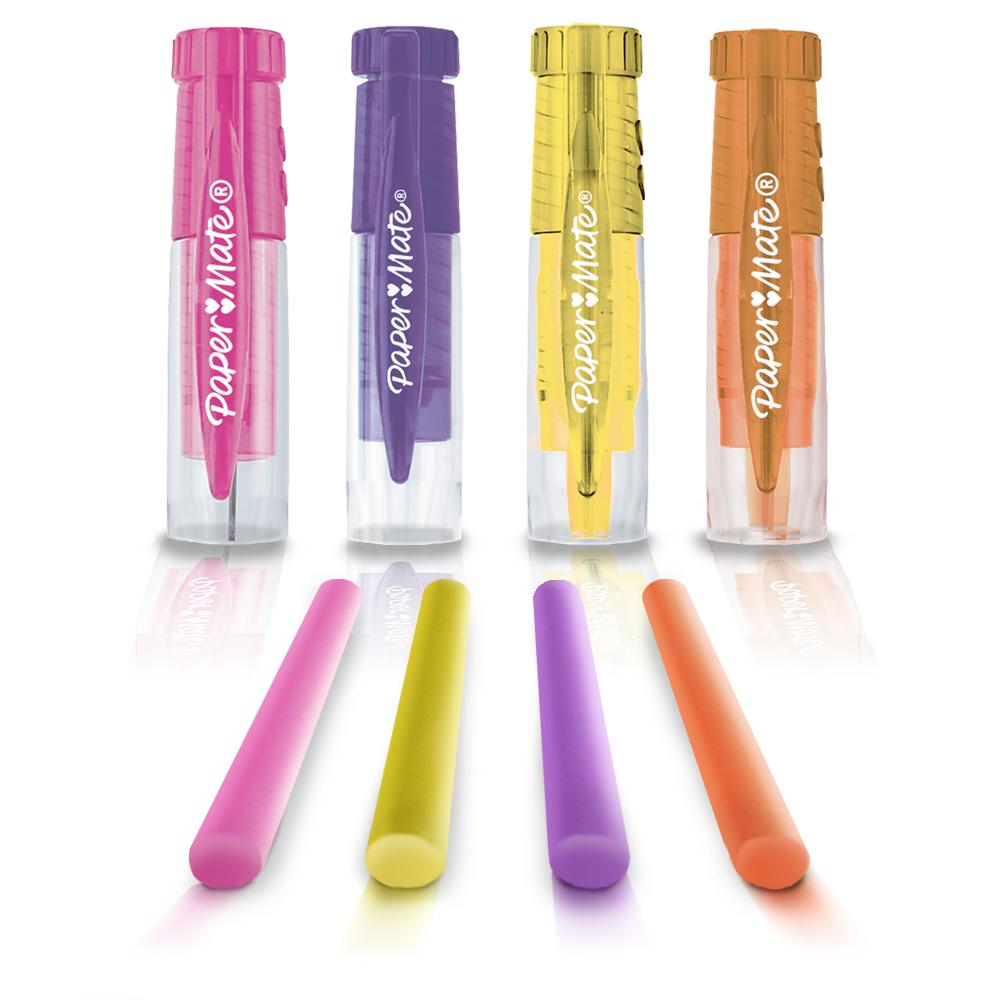 <b>  Customize the Look of Your Pencil </b> </br>   This fun mix and match kit lets you personalize your pencil's style. It comes with eraser clips and twist-up erasers in a variety of fun, bright colors, so you can customize your pencil to fit your current mood. 