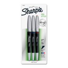 <b>    Sharpie Grip (Fine Point)    </b></br>    The Grip offers extra cushioning for added writing ease. Color indicators on ends help distinguish ink color. 