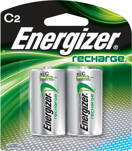 Energizer Recharge® C Rechargeable Batteries