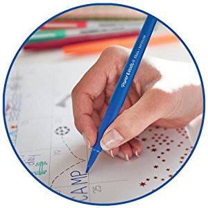 <b>  Medium Point with Point Guard   </b> </br>    Each porous point pen has a Point Guard that extends pen life and stops fraying before it starts so the party never stops. Add on a bold 0.7mm medium point and you enjoy expressive marks even after repeated use. 