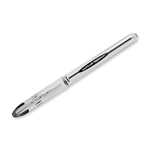 <b> uni-ball Vision Elite</b> </br> Designed to resist leakage due to changes in cabin pressures, the Vision Elite is airplane-safe for your bag or suit pocket. The stick pen offers a smooth writing experience with a bold or micro point and five ink colors, including BLX ink.