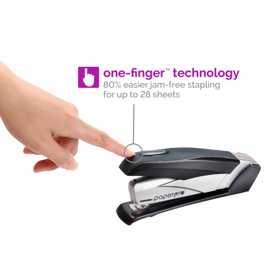 80% Easier Stapling with One-Finger Technology