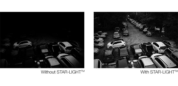 Star-Light<sup>™</sup> Super Low Light Technology
