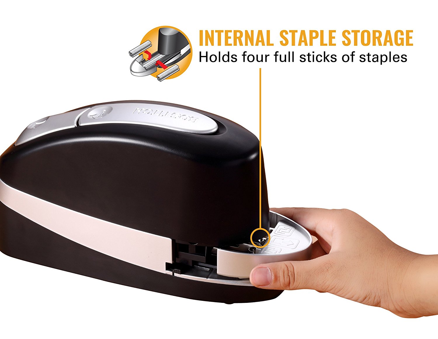 Staple Storage Compartment