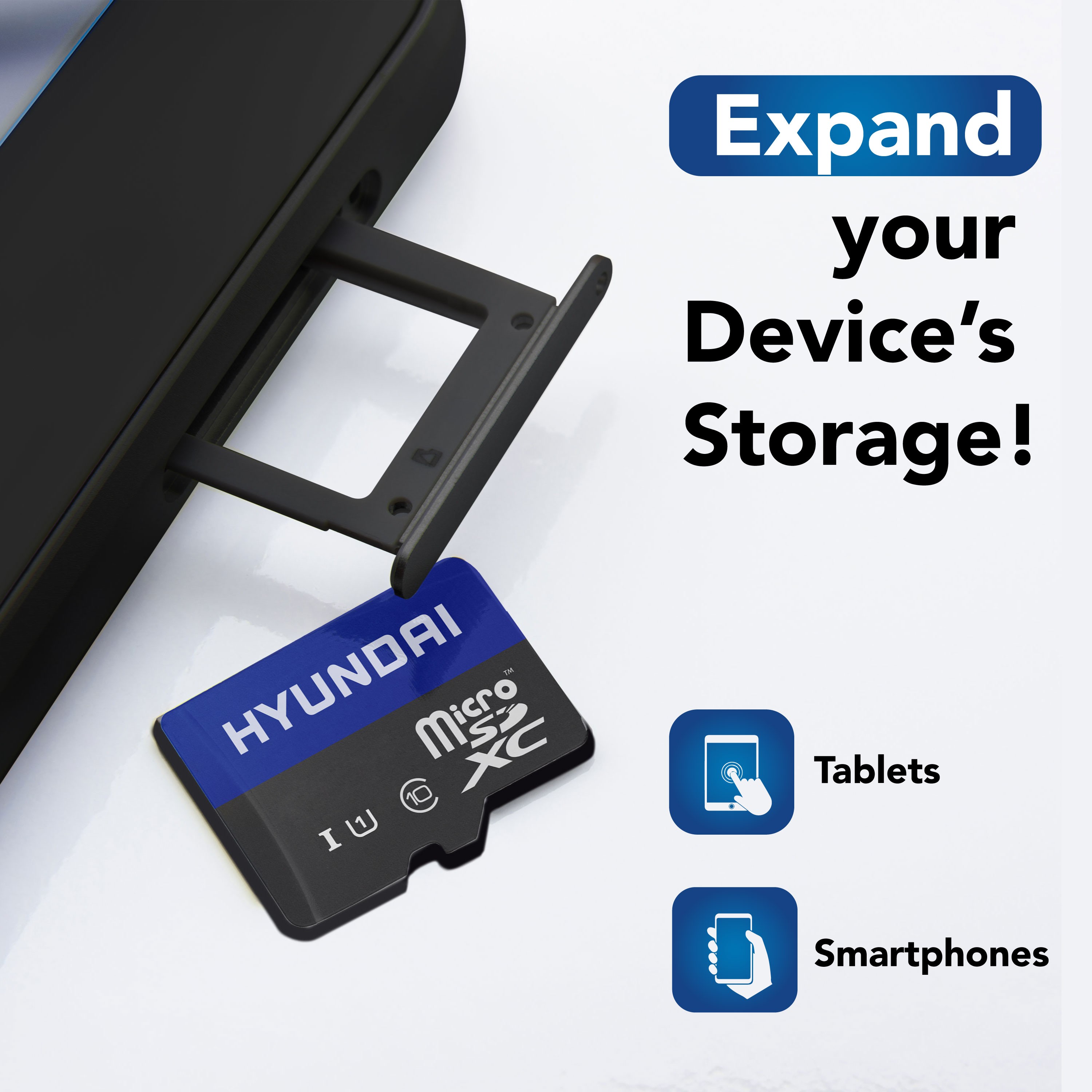 HYUNDAI 64GB Premier microSDXC UHS-I / Class 10 Memory Card with