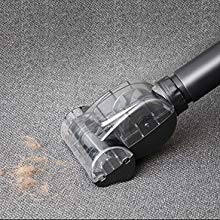 <b>  Pet Turbo Brush  </b> </br>  The specially designed pet turbo brush is qualified for extracting pet hair from furniture, stairs and bedding. 