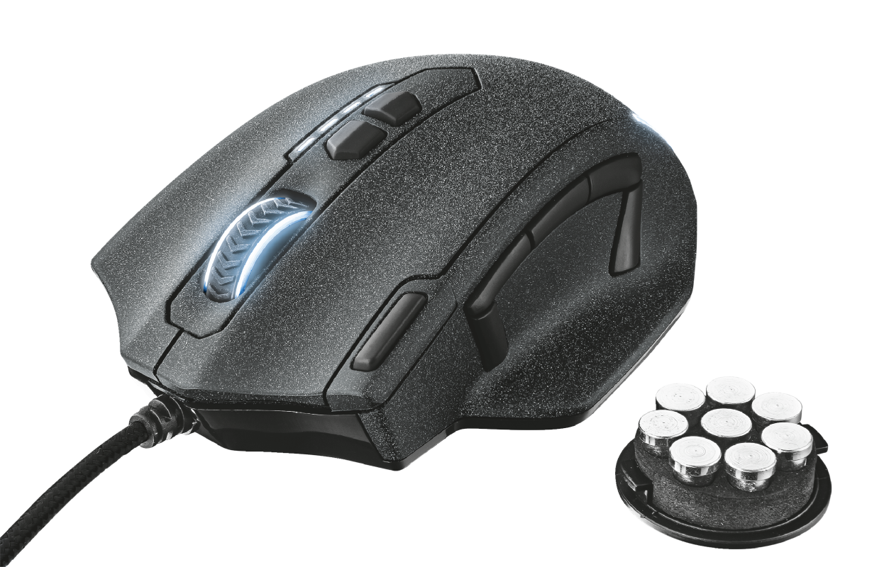 Trust GXT 155 Caldor Gaming Mouse (black) - Built-in Customizable