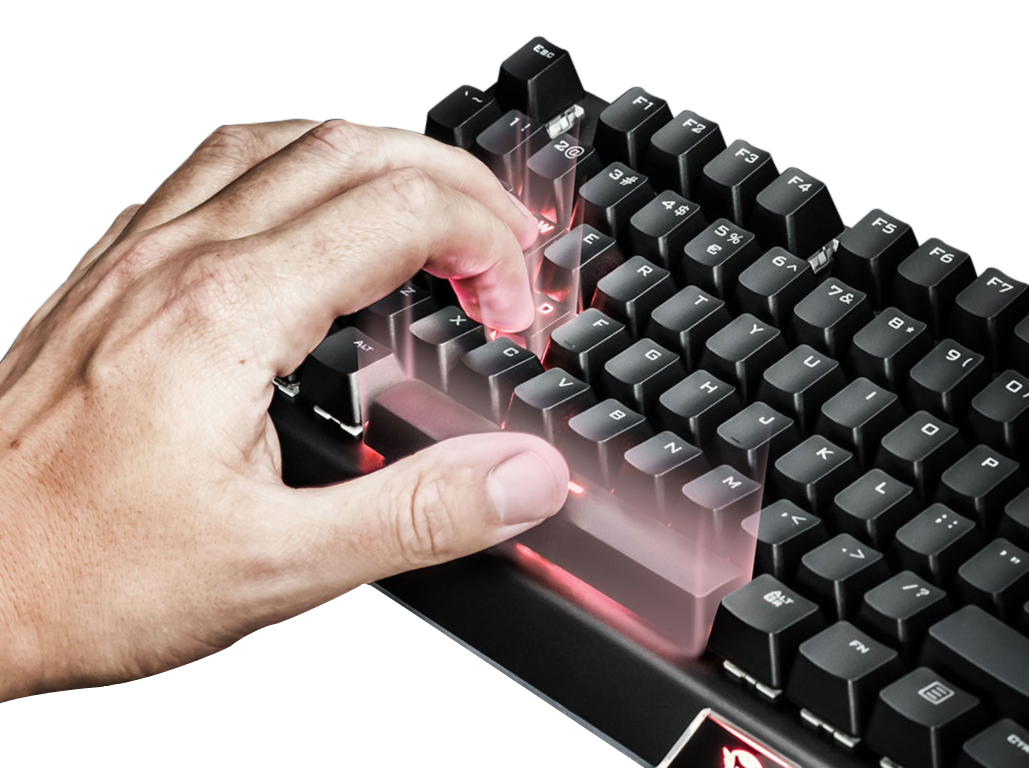 Trust GXT 864 Cada Compact mechanisch TKL, gaming