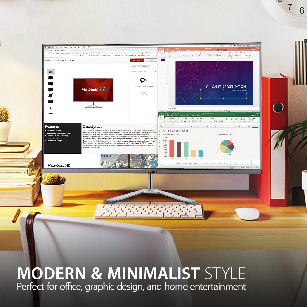 32インチ ベゼルレスモニター ViewSonic VX3276-2k-mhd Amazon.com: ViewSonic VX3276-2K-MHD 32 Inch Widescreen IPS 1440p