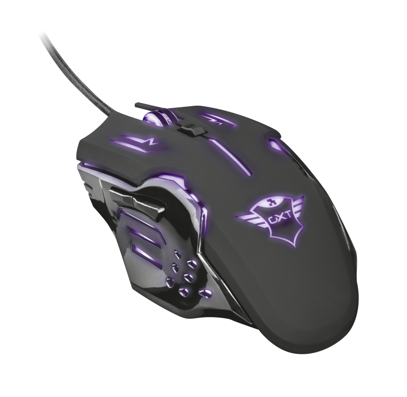 Trust GXT 108 Rava Illuminated Gaming Mouse - 2000 dpi Gaming