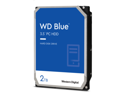 WD Blue 2TB 5400 RPM 256MB 3.5