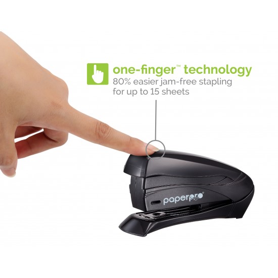 80% Easier Stapling with One-Finger Technology