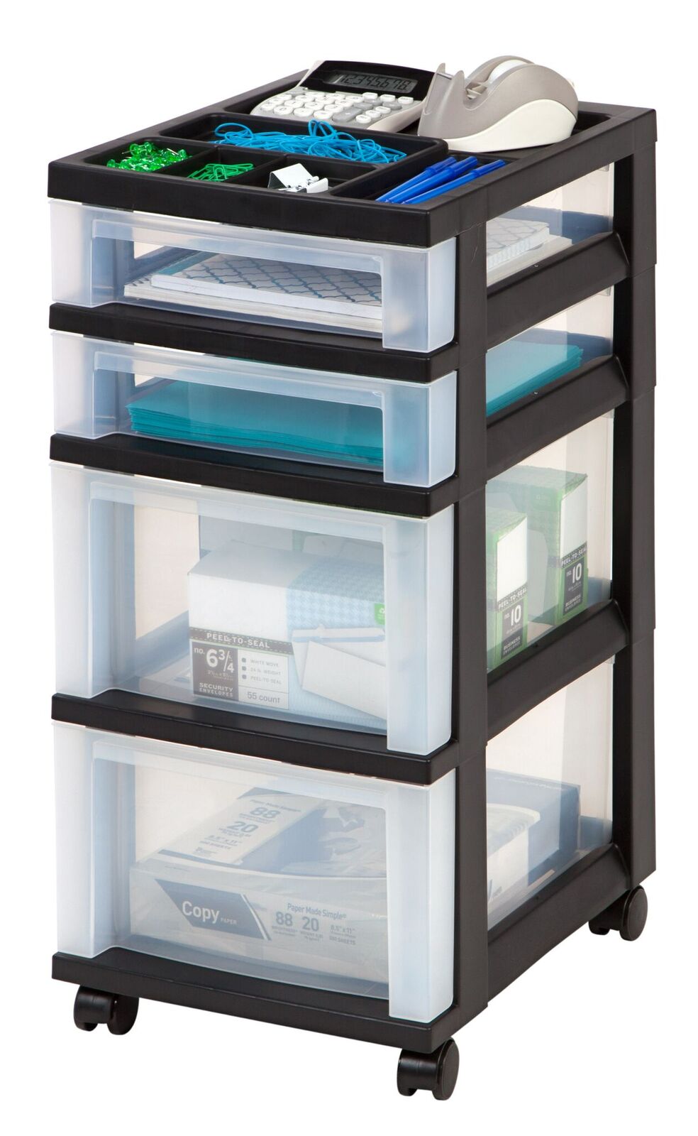 4-Drawer Medium Cart