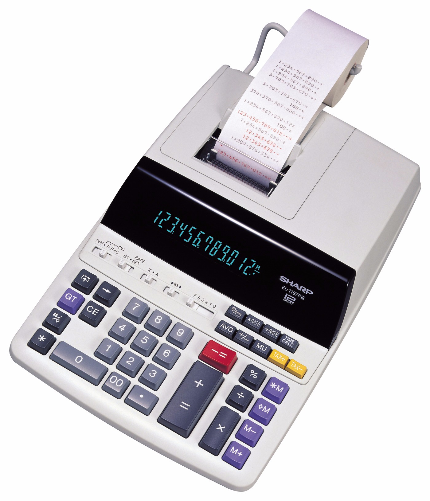 Buy Sharp Semi-Desktop Tax Calculator 12-digit EL-337C From