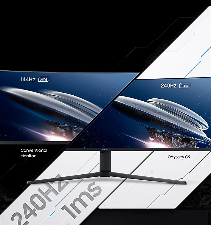 Samsung Odyssey G9 C49G97TSSN (ジャンク扱い) Samsung C49G97TSSN - 49