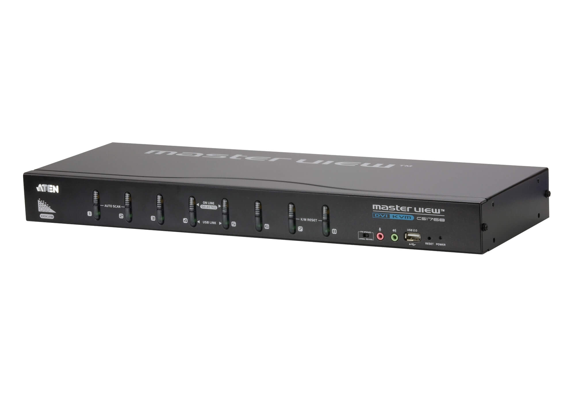 8-Port USB DVI/Audio KVM Switch 