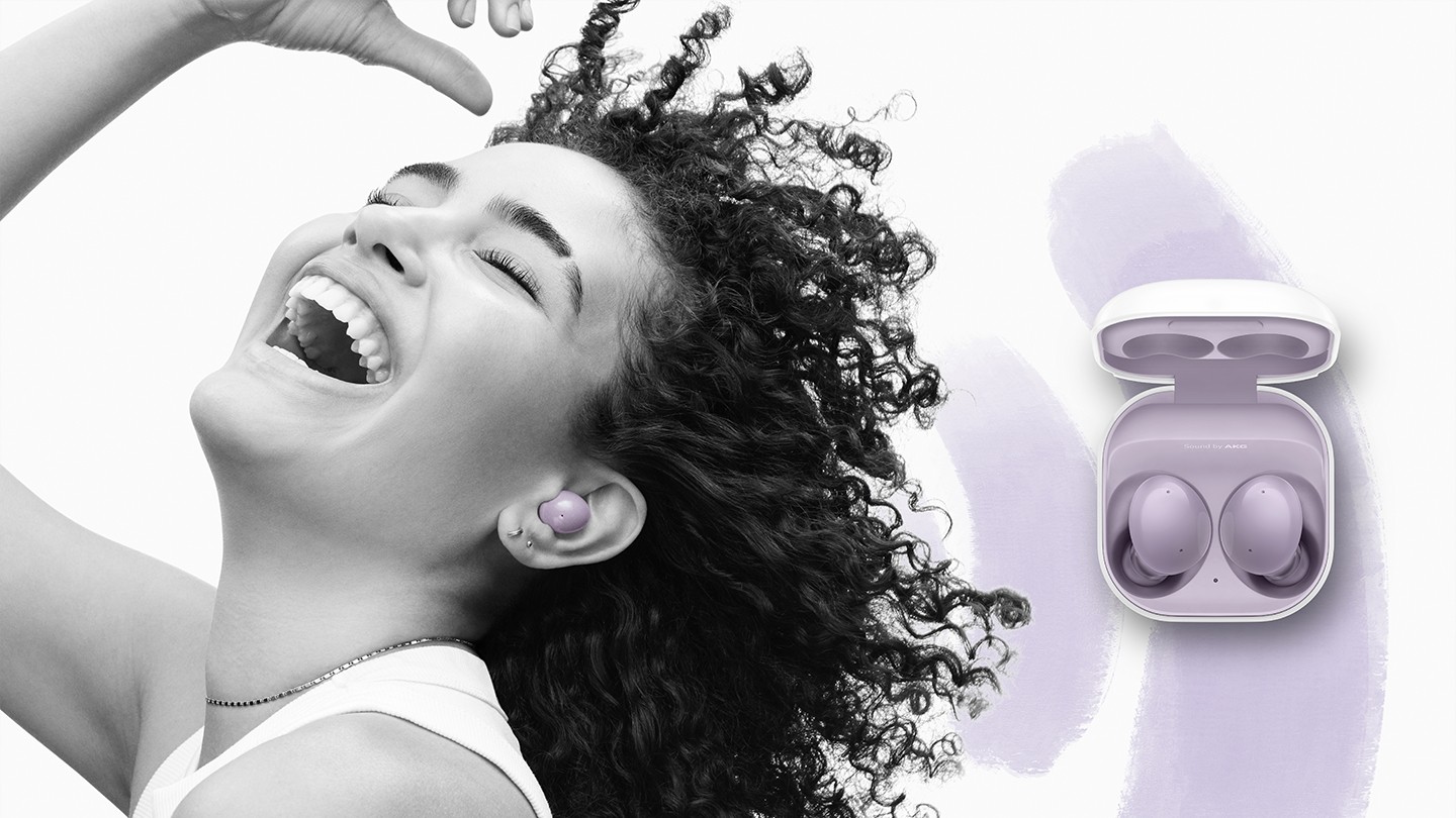 Samsung Galaxy Buds2 True Wireless Earbud Headphones - White