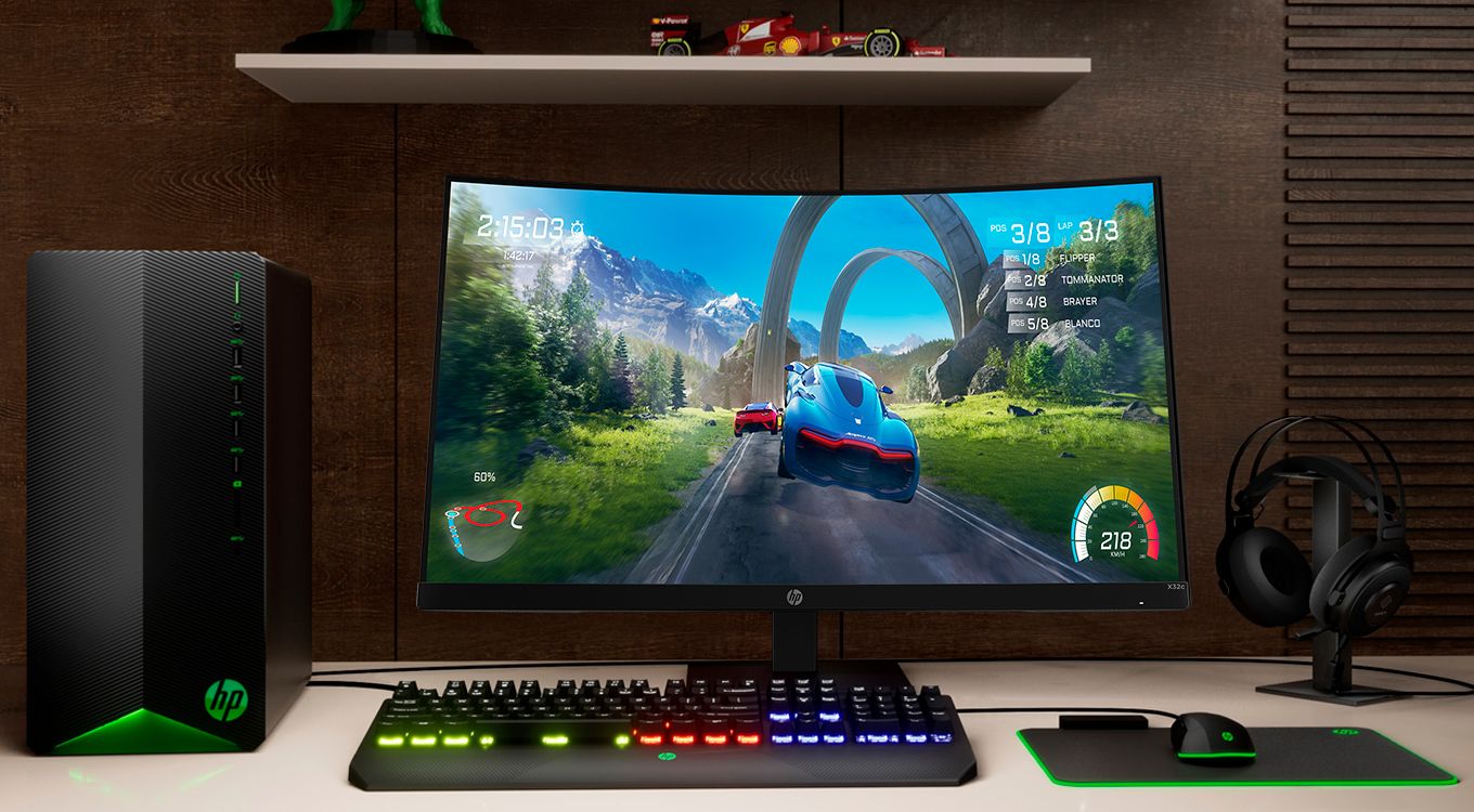 HP X32c FHD Gaming Monitor 31.5