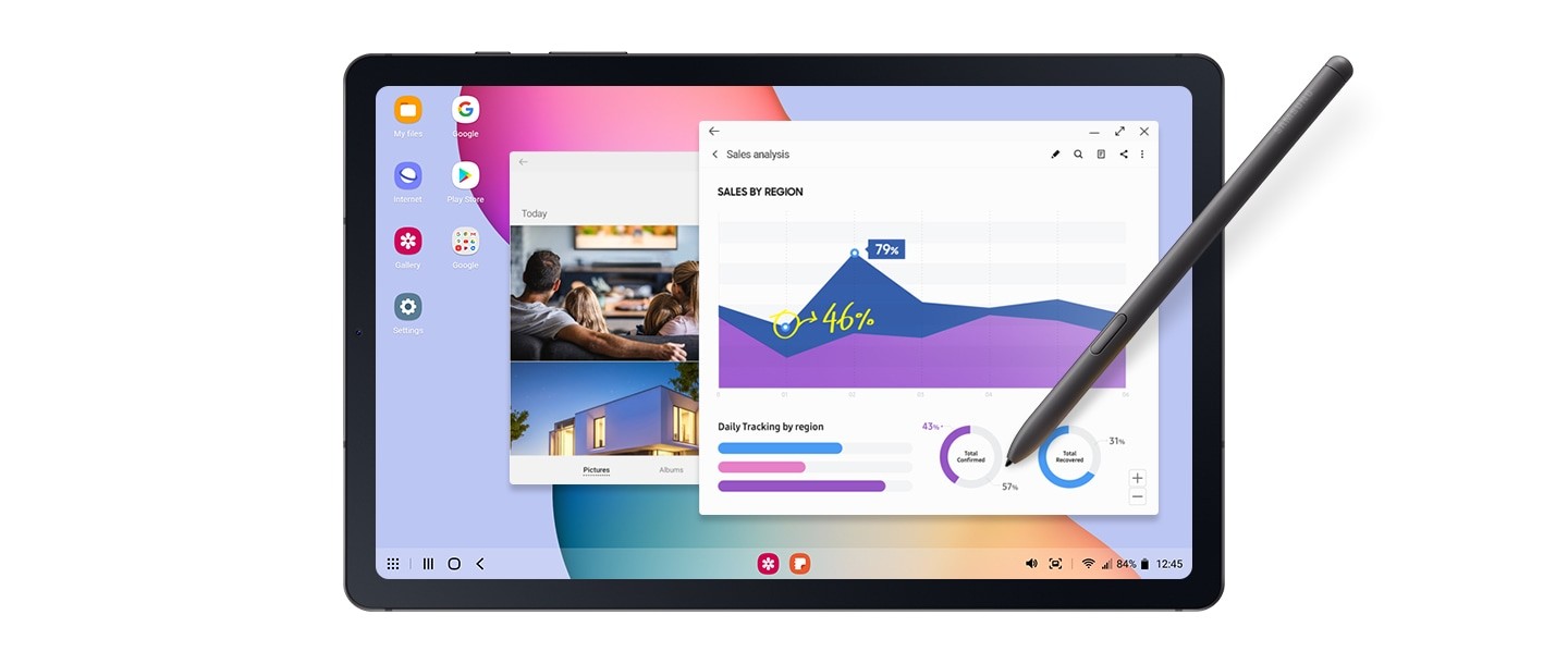 SAMSUNG Galaxy Tab S6 Lite 10.4-inch Android Tablet 128GB Wi-Fi S