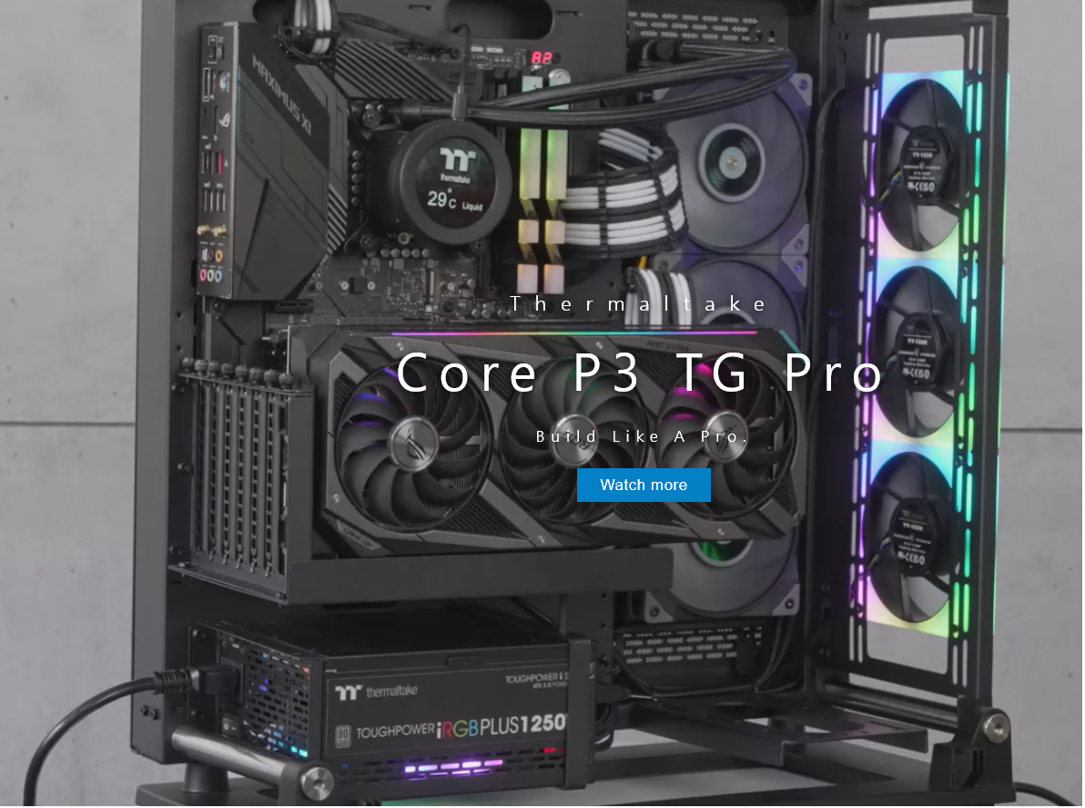 Thermaltake Core P3 TG Pro Computer Case CA-1G4-00M1WN-09