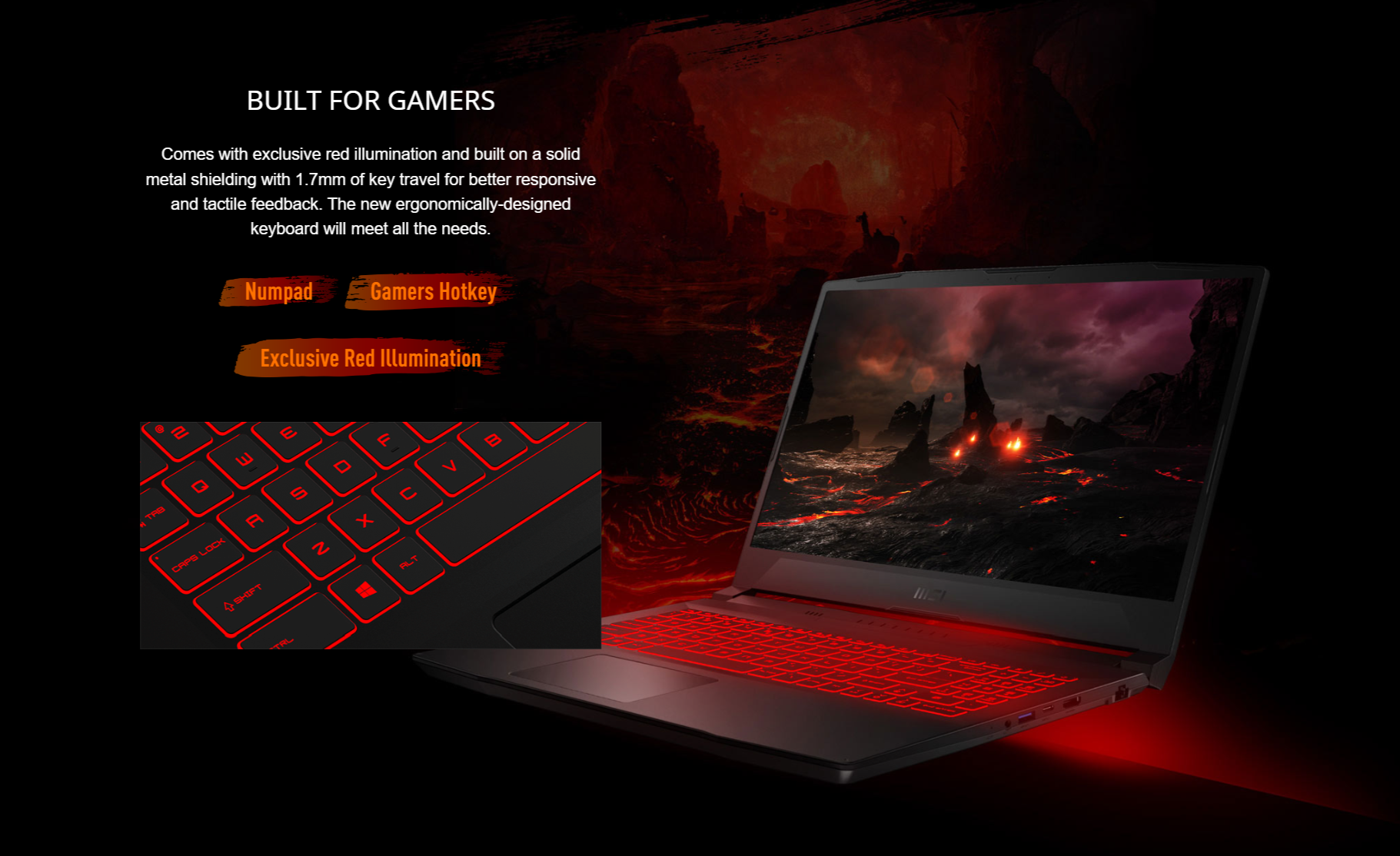 MSI Katana GF76 11UD-001 Gaming Laptop Intel Core i7-11800H (2.30 