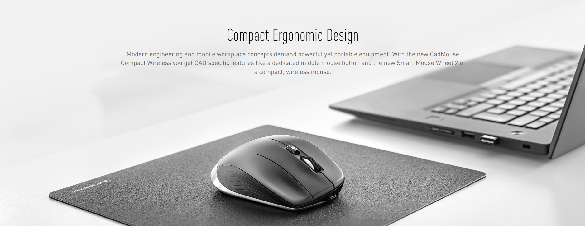 3Dconnexion CadMouse Compact - Mouse - ergonomic - optical - 7