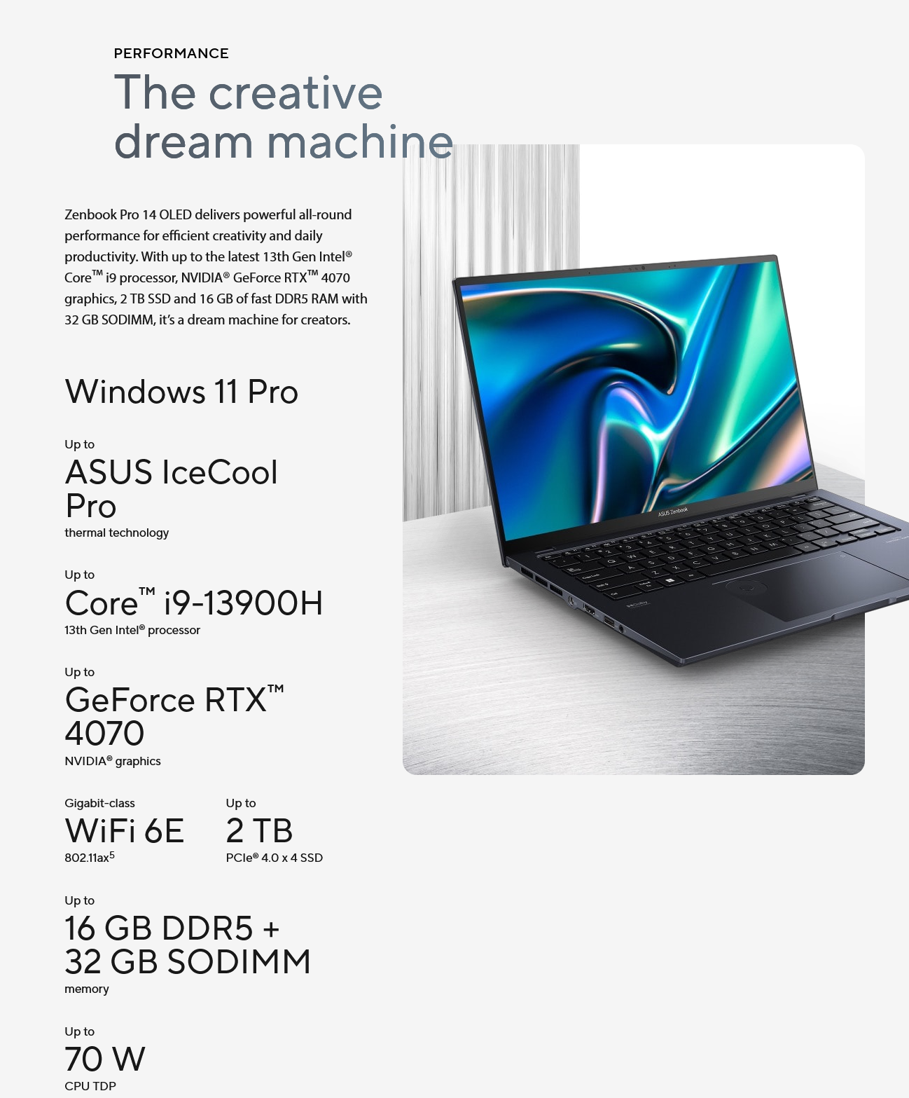 ASUS Zenbook Pro 14 OLED 14.5