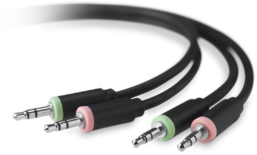3.5MM M/M, AUDIO/MIC CABLE KIT, 10F
