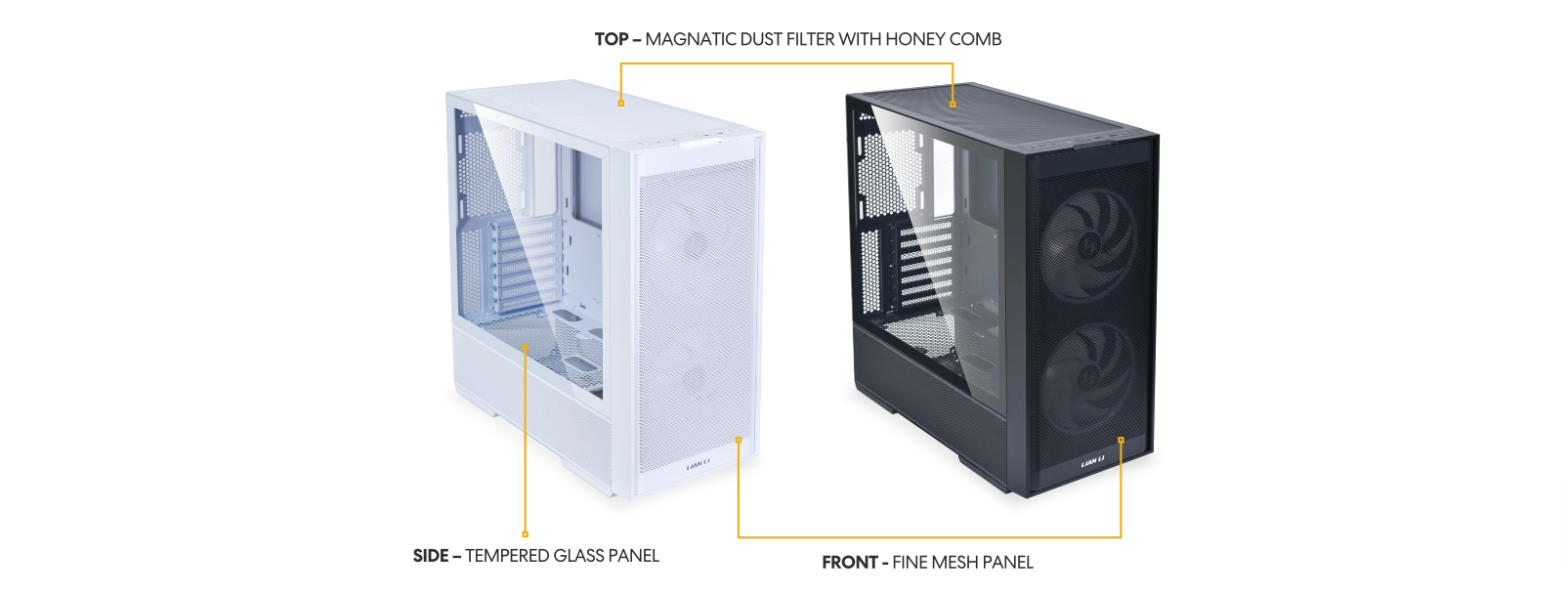 Lian Li Lancool 206 Tempered Glass ATX Mid-Tower Computer Case