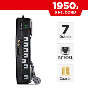 CSHT706TC Home Theater Surge Protector