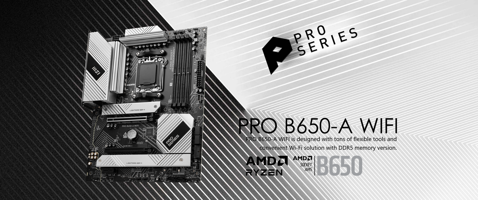 MSI PRO B650-A WIFI AM5 ATX