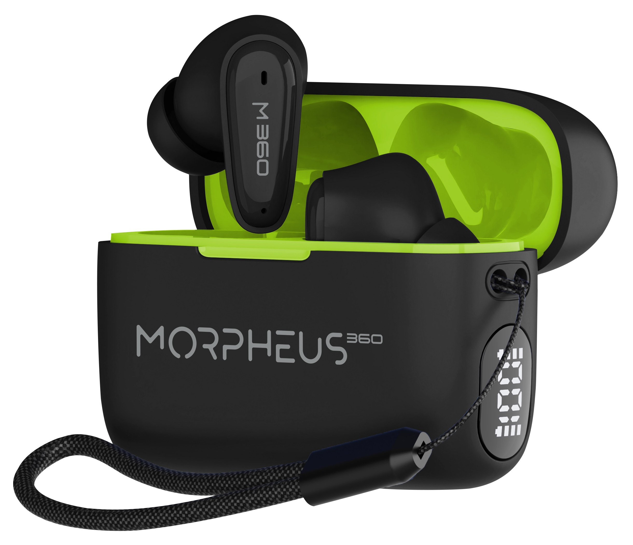 Morpheus 360 Nemesis True Wireless Bluetooth Earbuds - Black